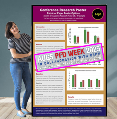 AUGS PFD Week 2025 Conference Poster - Pickup (On-site) at Vancouver Convention Centre