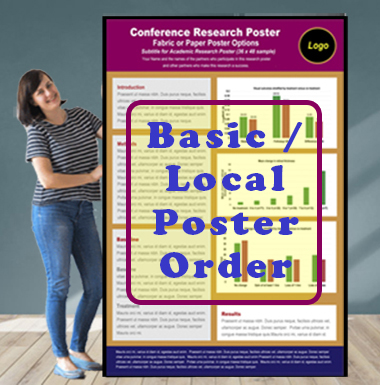 Cheapest Paper Econo University Research Poster - Vancouver Paper and Fabric Research Poster Printed On-Site at Vancouver Convention Centre